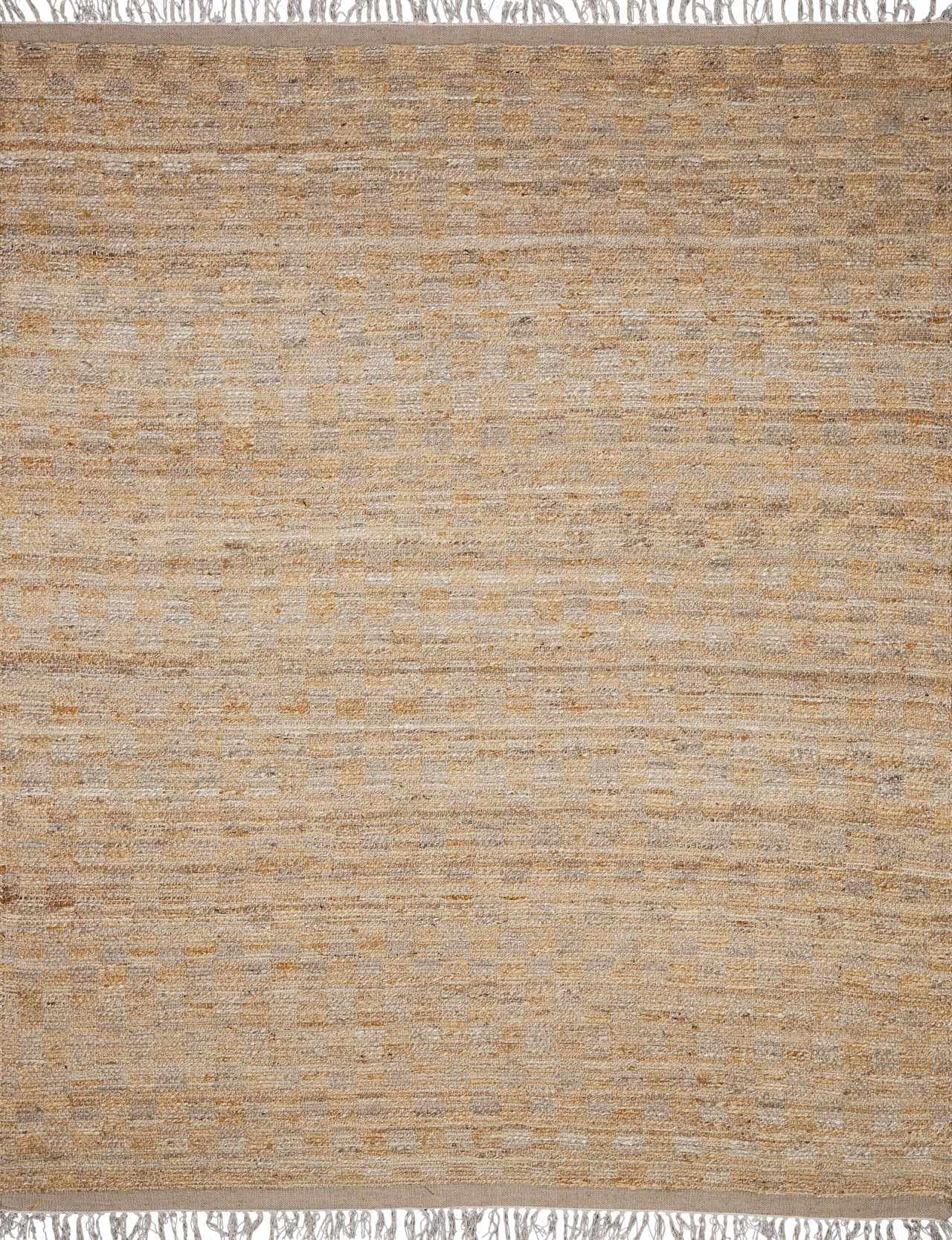 Lonut Checkered Jute Area Rug - Clearance