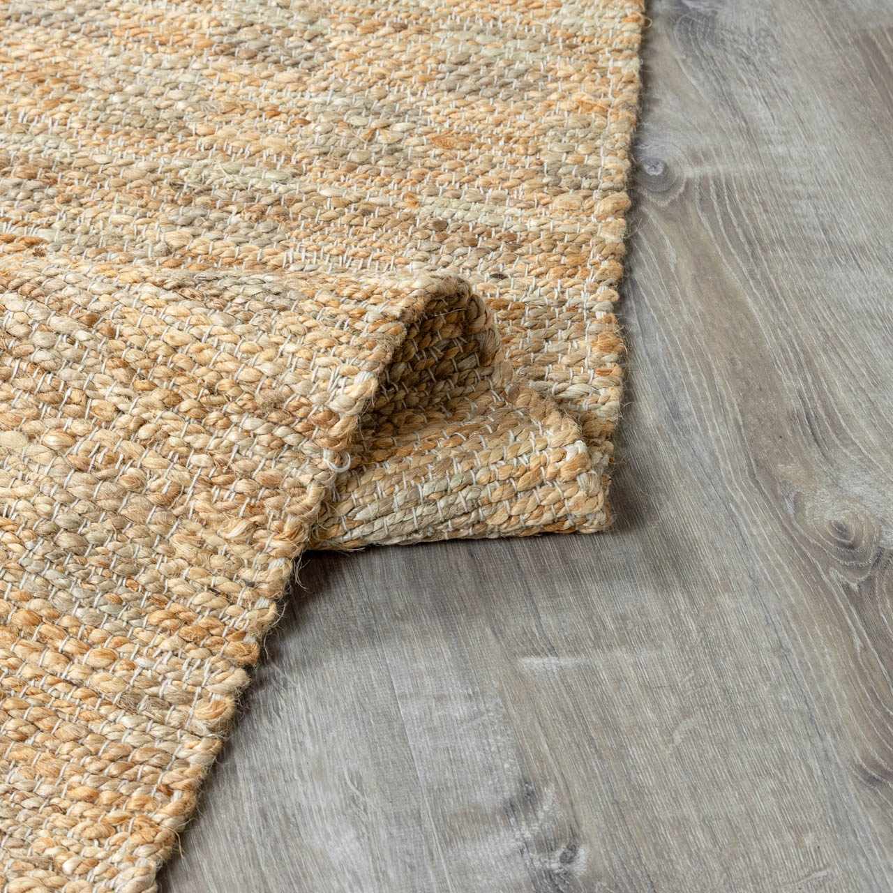 Lonut Checkered Jute Area Rug - Clearance