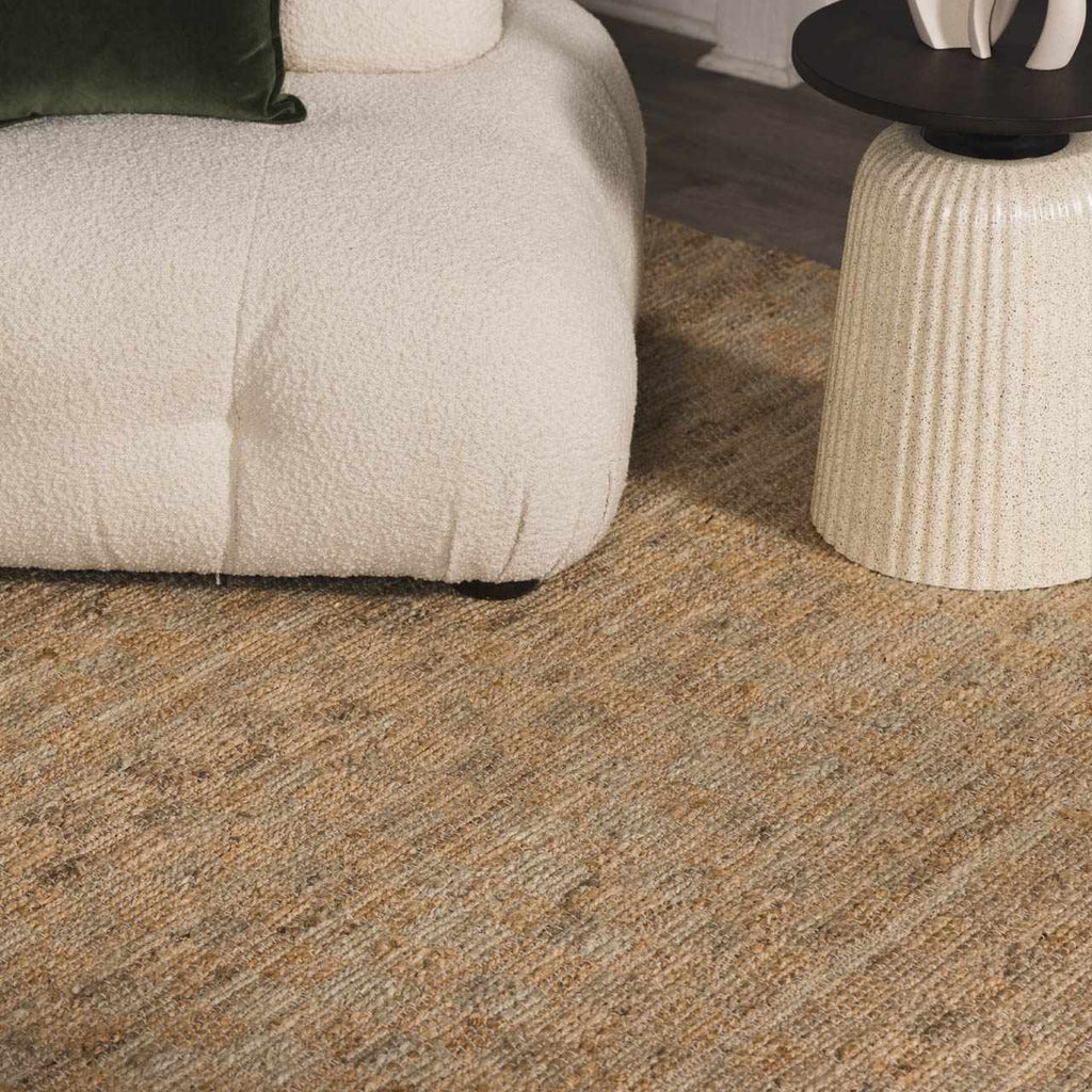 Lonut Checkered Jute Area Rug - Clearance