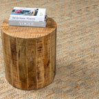 Lonut Checkered Jute Area Rug - Clearance