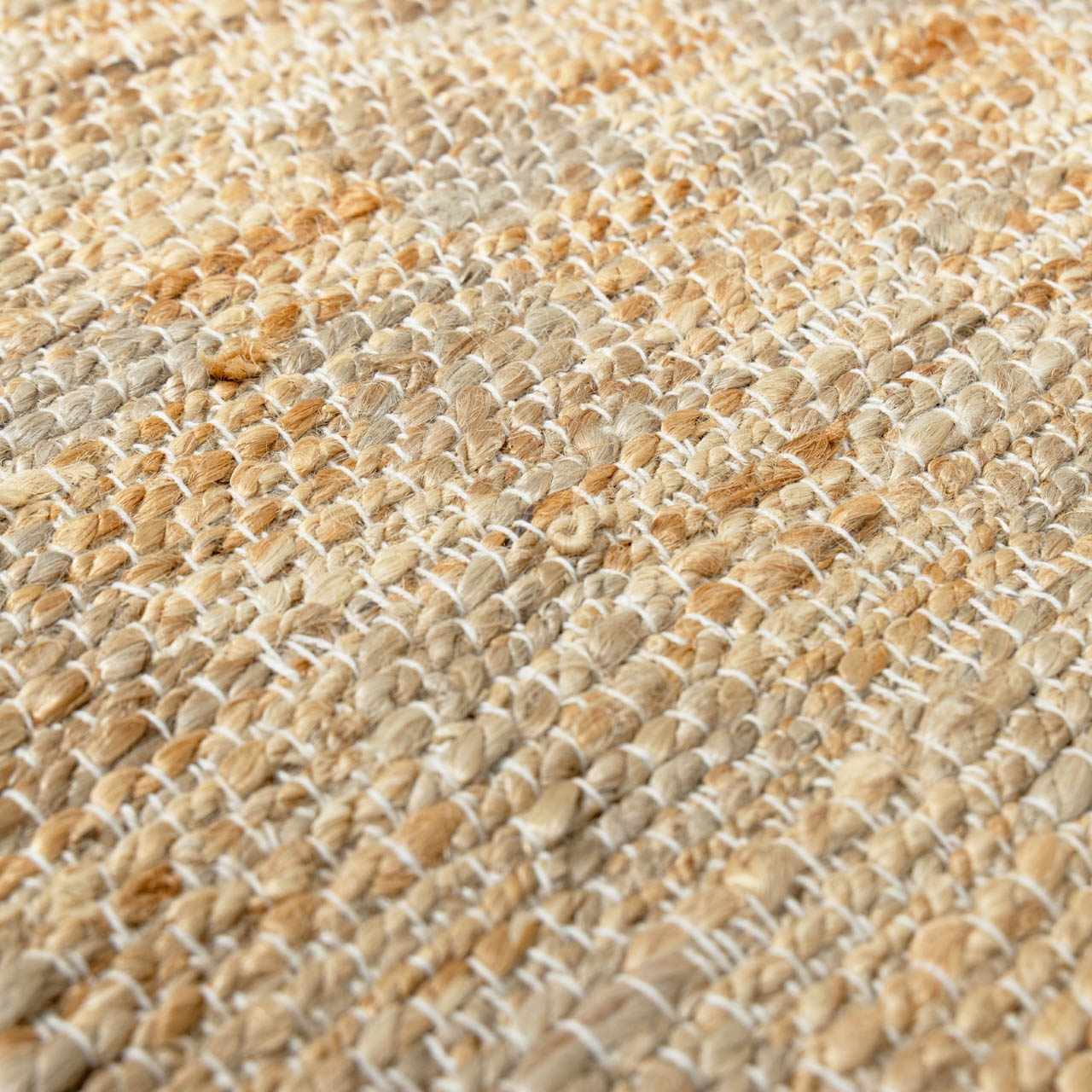 Lonut Checkered Jute Area Rug - Clearance