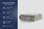 Diamond Chenille Throw Blanket