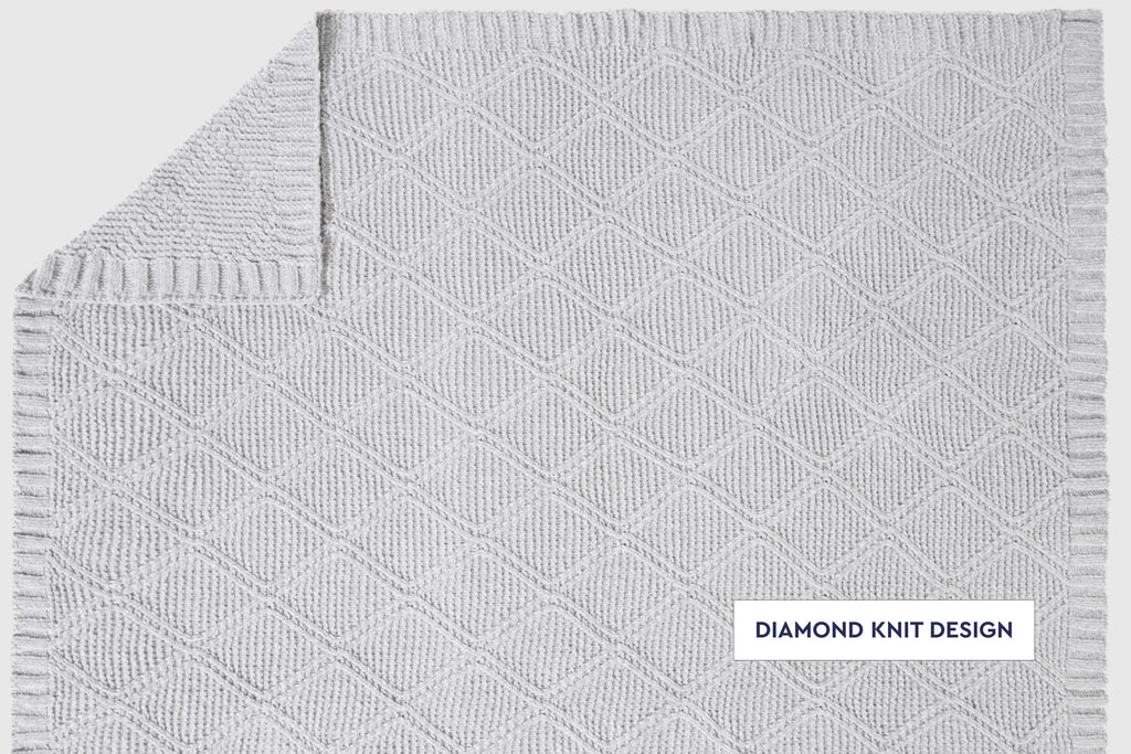 Diamond Chenille Throw Blanket
