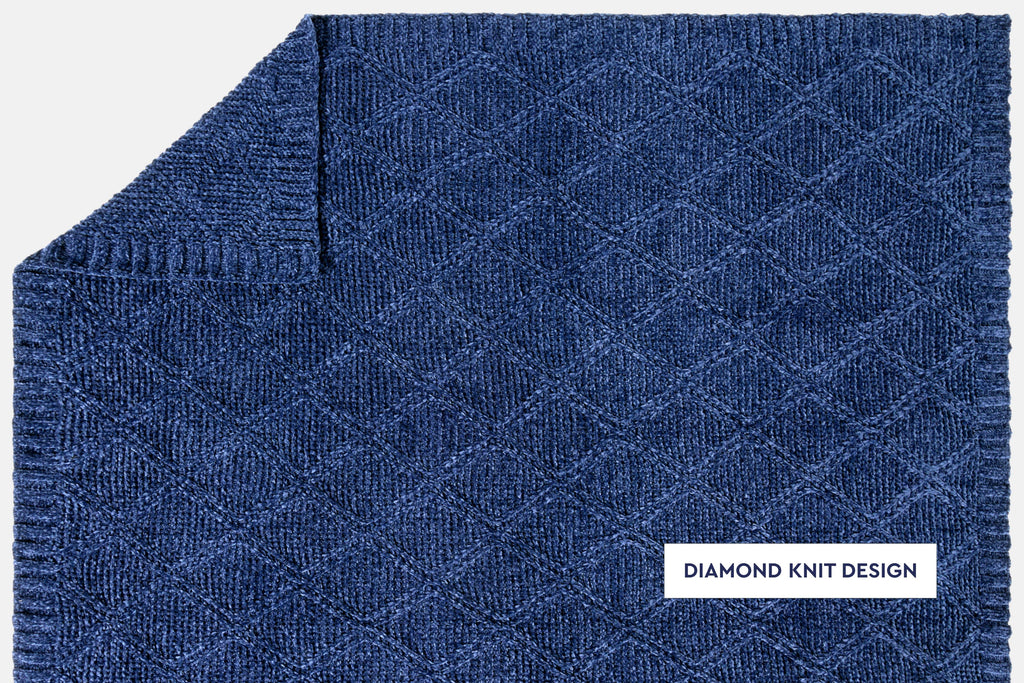 Diamond Chenille Throw Blanket