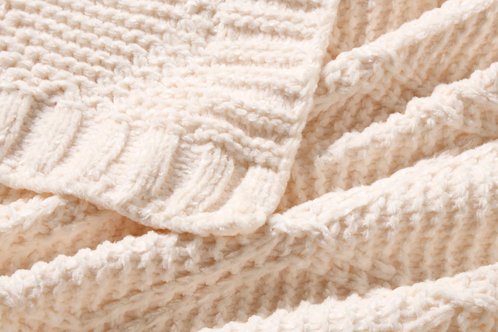 Diamond Chenille Throw Blanket
