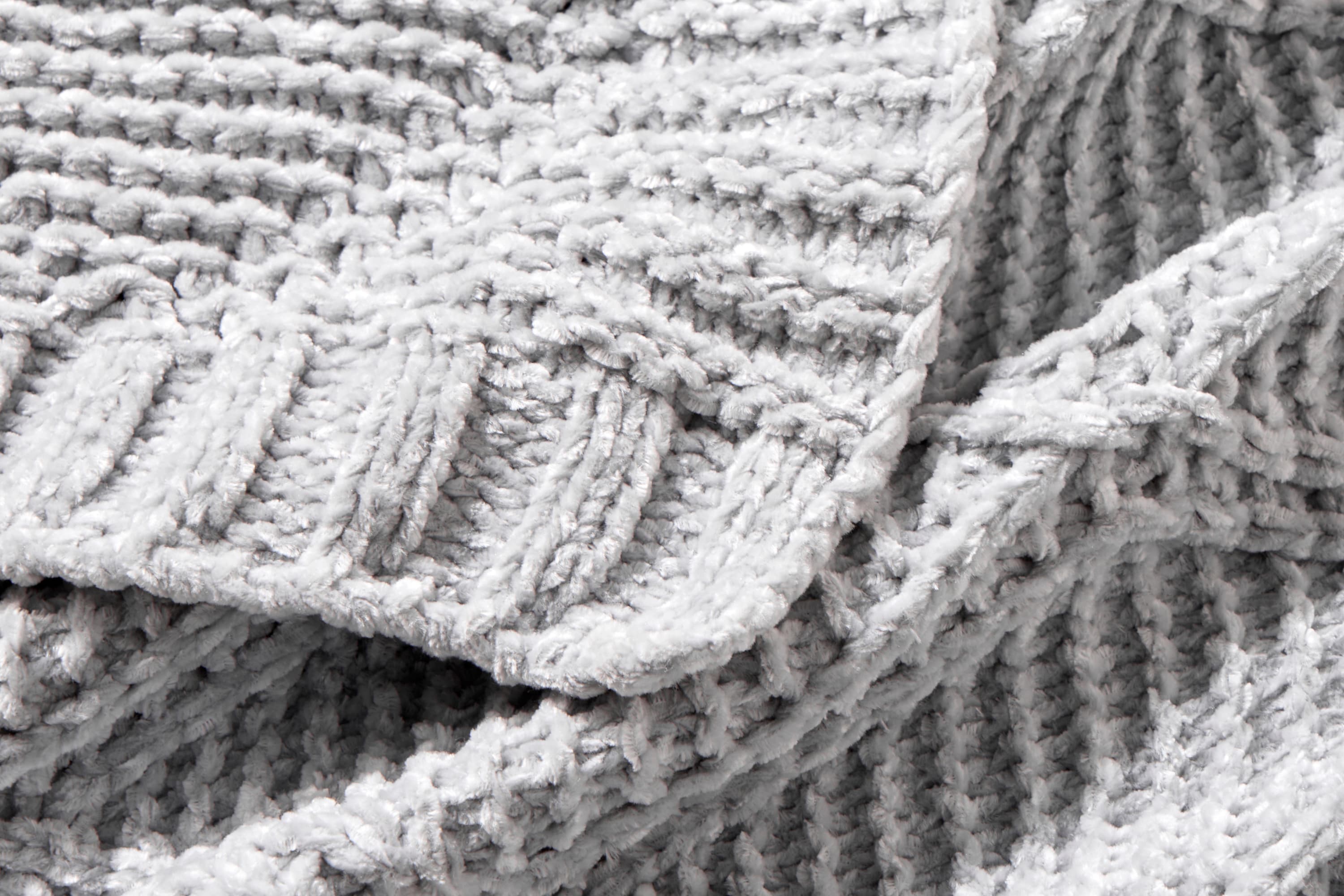 Diamond Chenille Throw Blanket