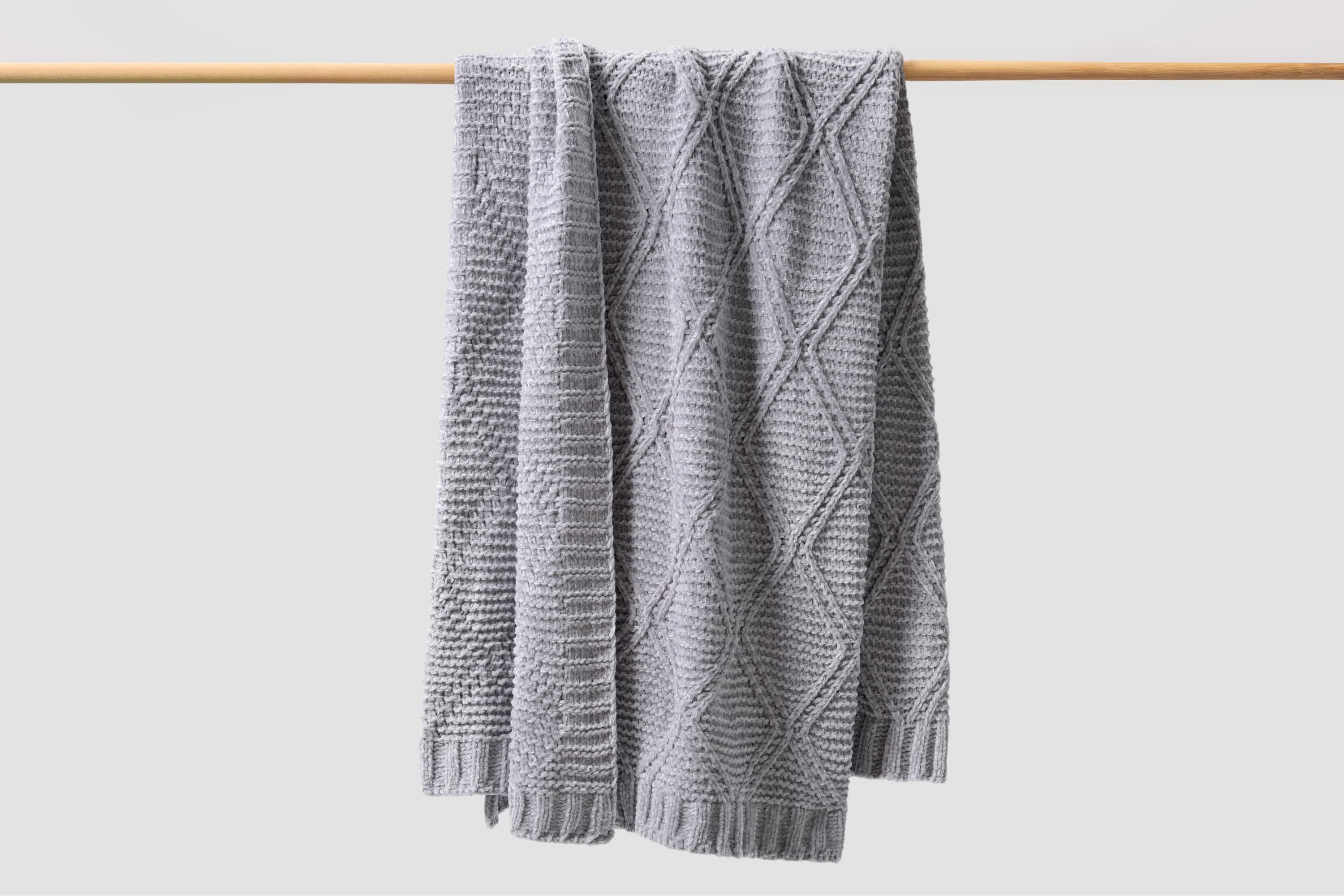 Diamond Chenille Throw Blanket