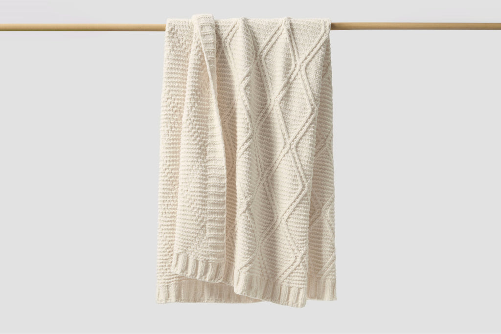 Diamond Chenille Throw Blanket