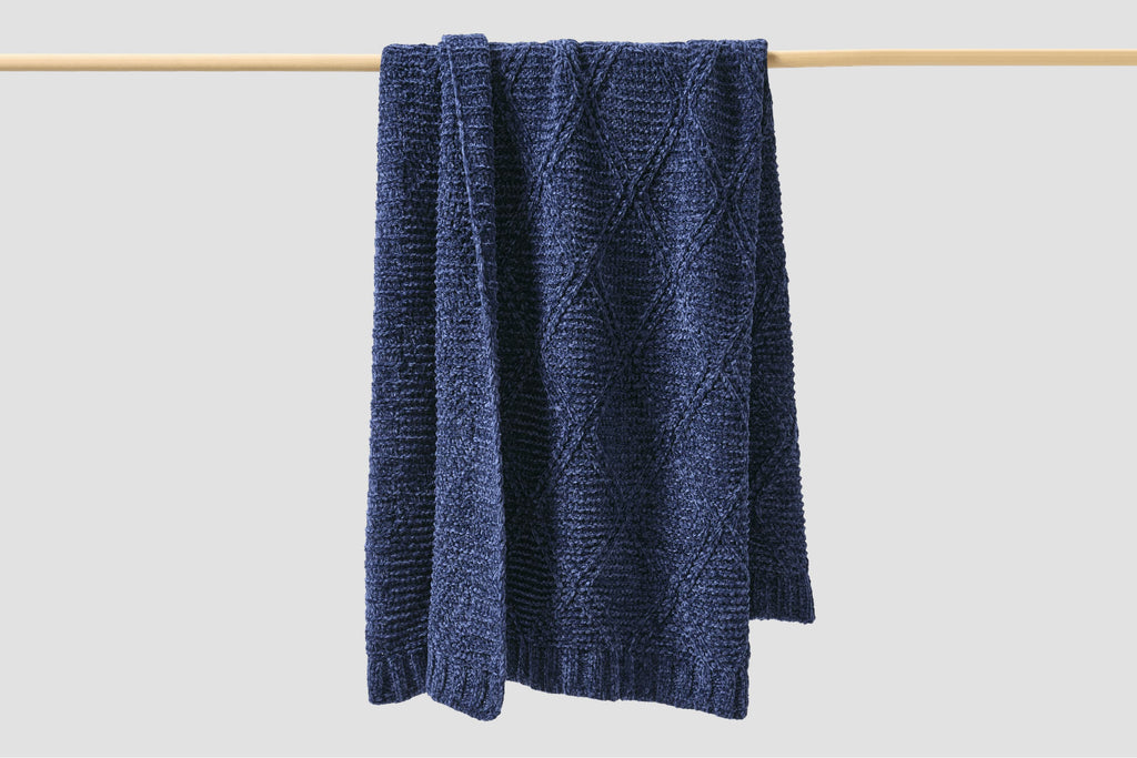 Diamond Chenille Throw Blanket