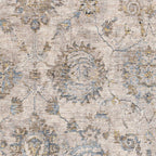 Morinville Teal Floral Rug