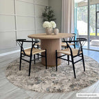 Morinville Teal Floral Rug
