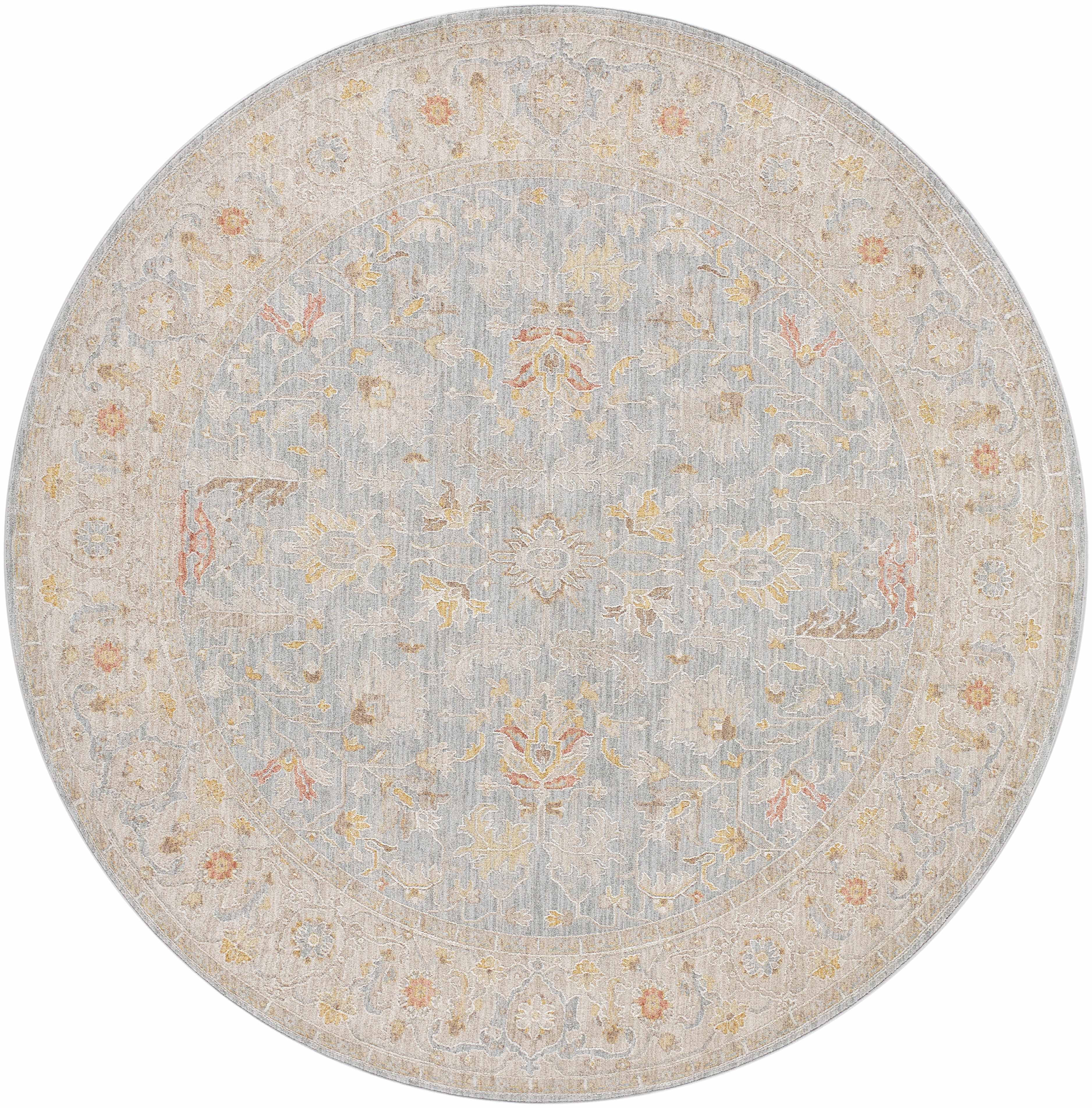 Edie Taupe Thick Luxe Oushak Rug