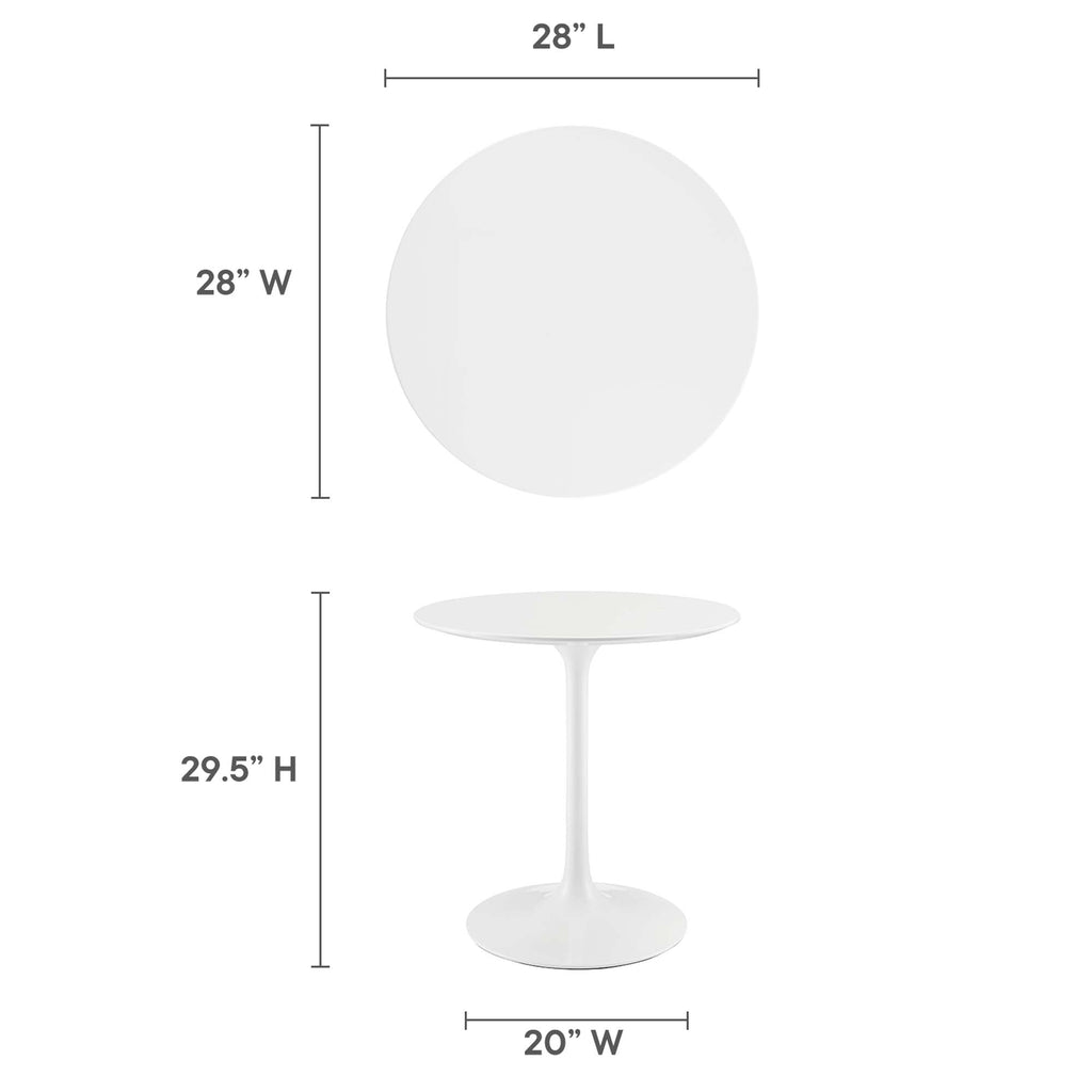 Lippa Round Wood Dining Table by Modway
