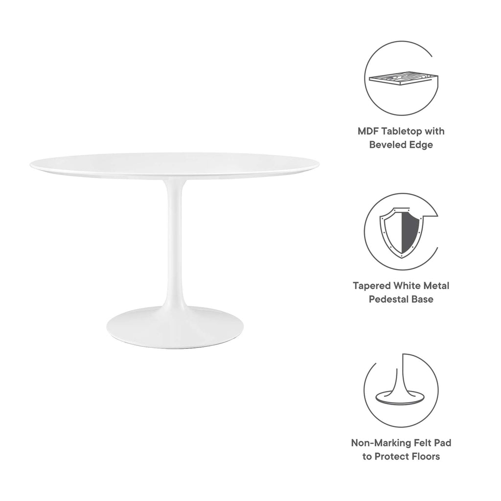 Lippa Round Wood Dining Table by Modway