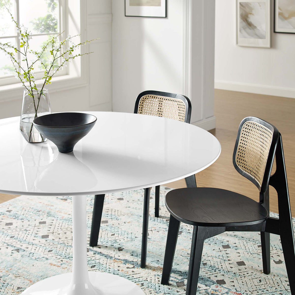 Lippa Round Wood Dining Table by Modway
