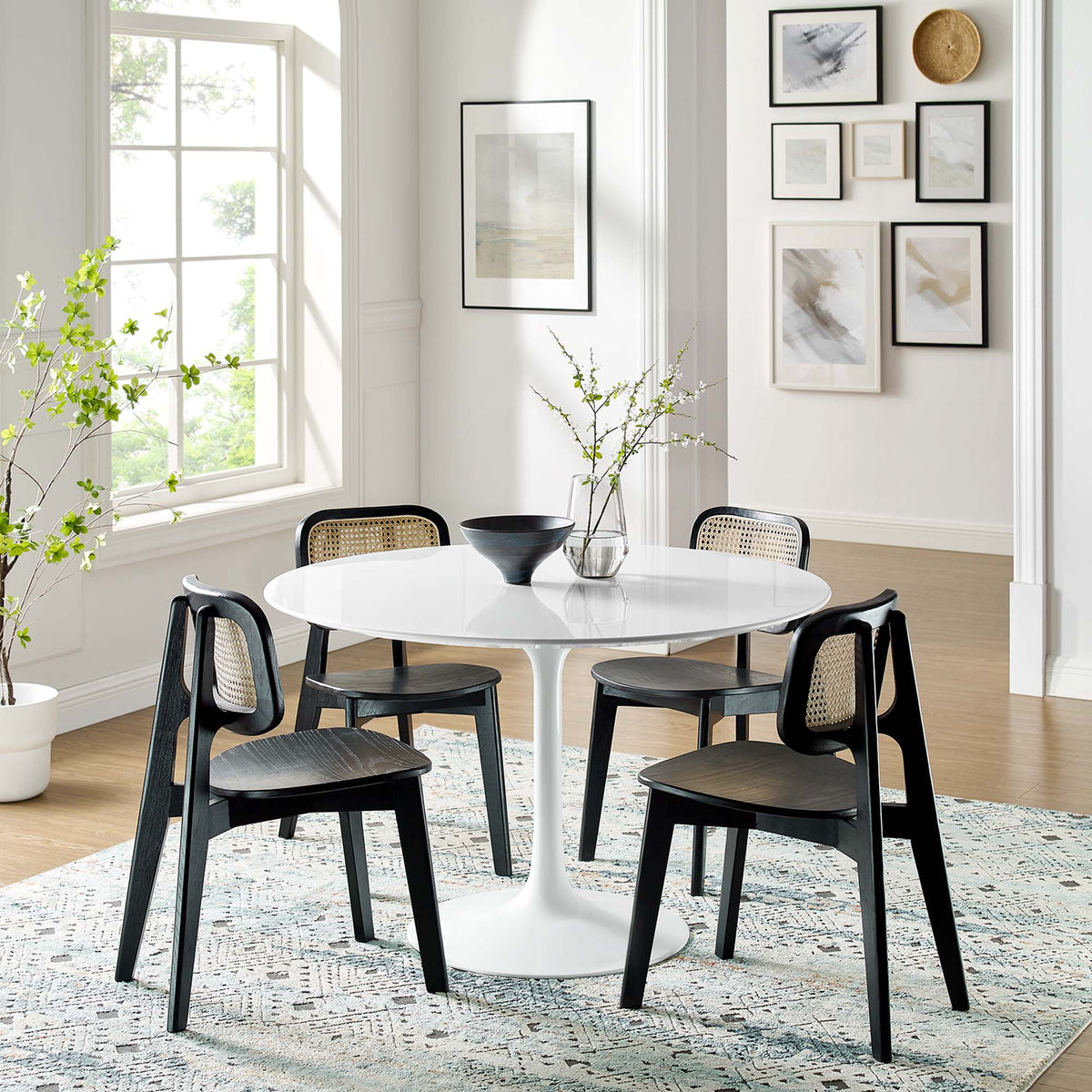 Lippa Round Wood Dining Table by Modway