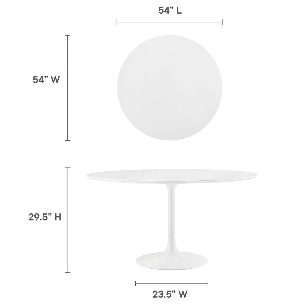 Lippa Round Wood Dining Table by Modway
