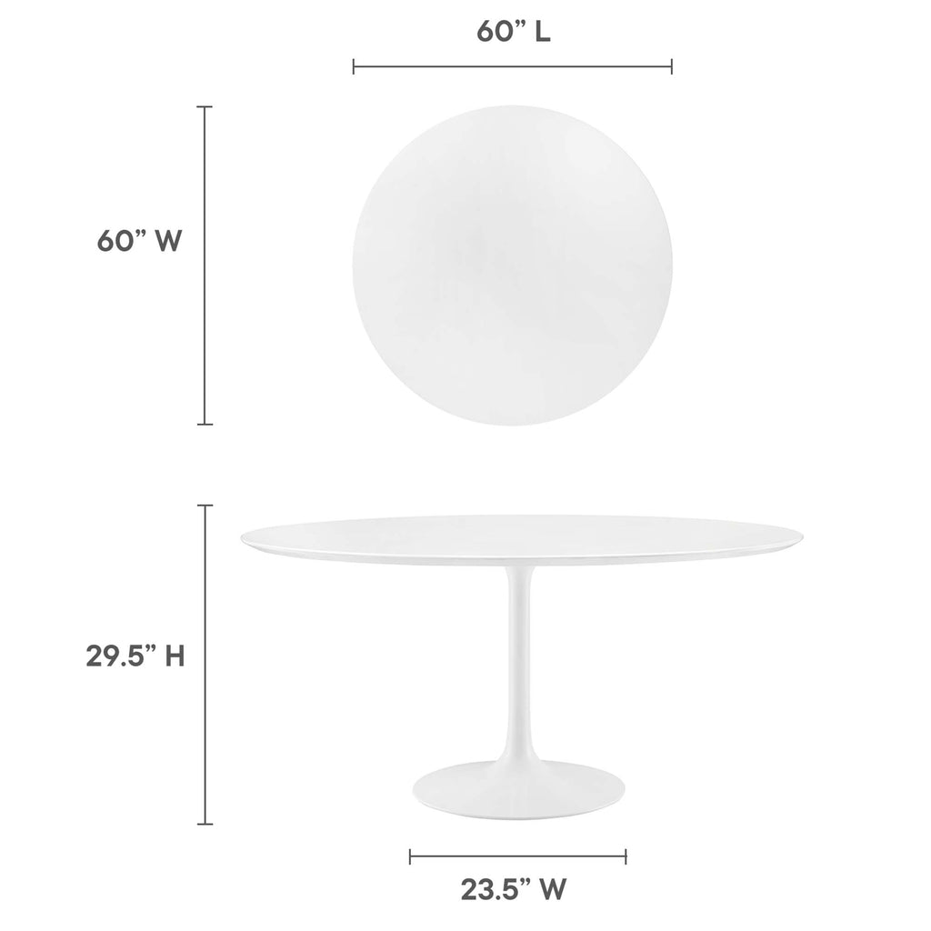 Lippa Round Wood Dining Table by Modway