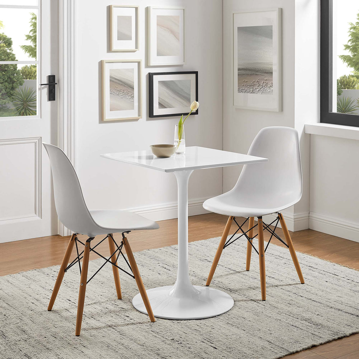 Lippa Square Wood Dining Table by Modway