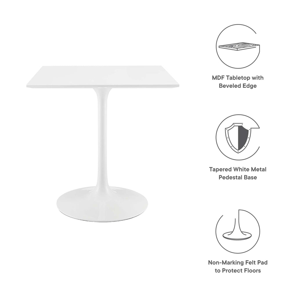 Lippa Square Wood Dining Table by Modway