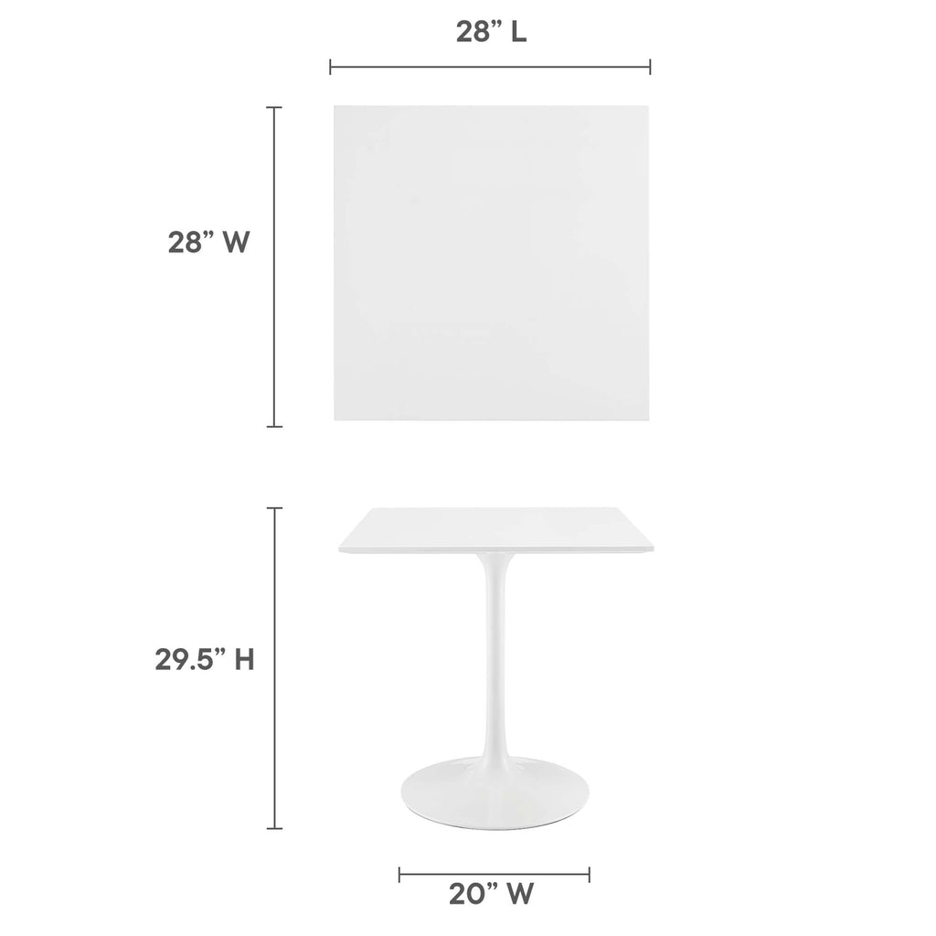 Lippa Square Wood Dining Table by Modway