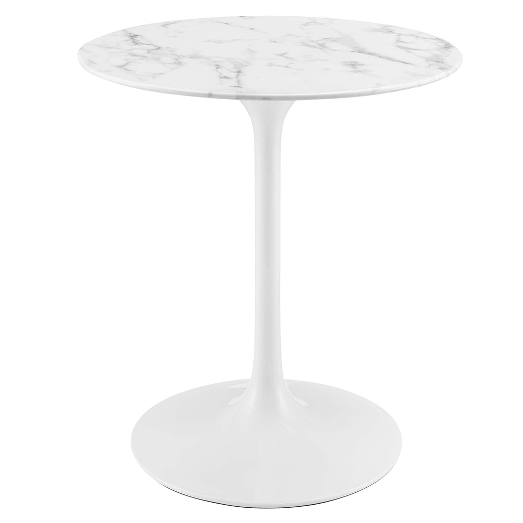 Lippa Round Faux Marble Dining Table by Modway