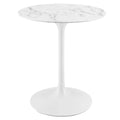 Lippa Round Faux Marble Dining Table by Modway