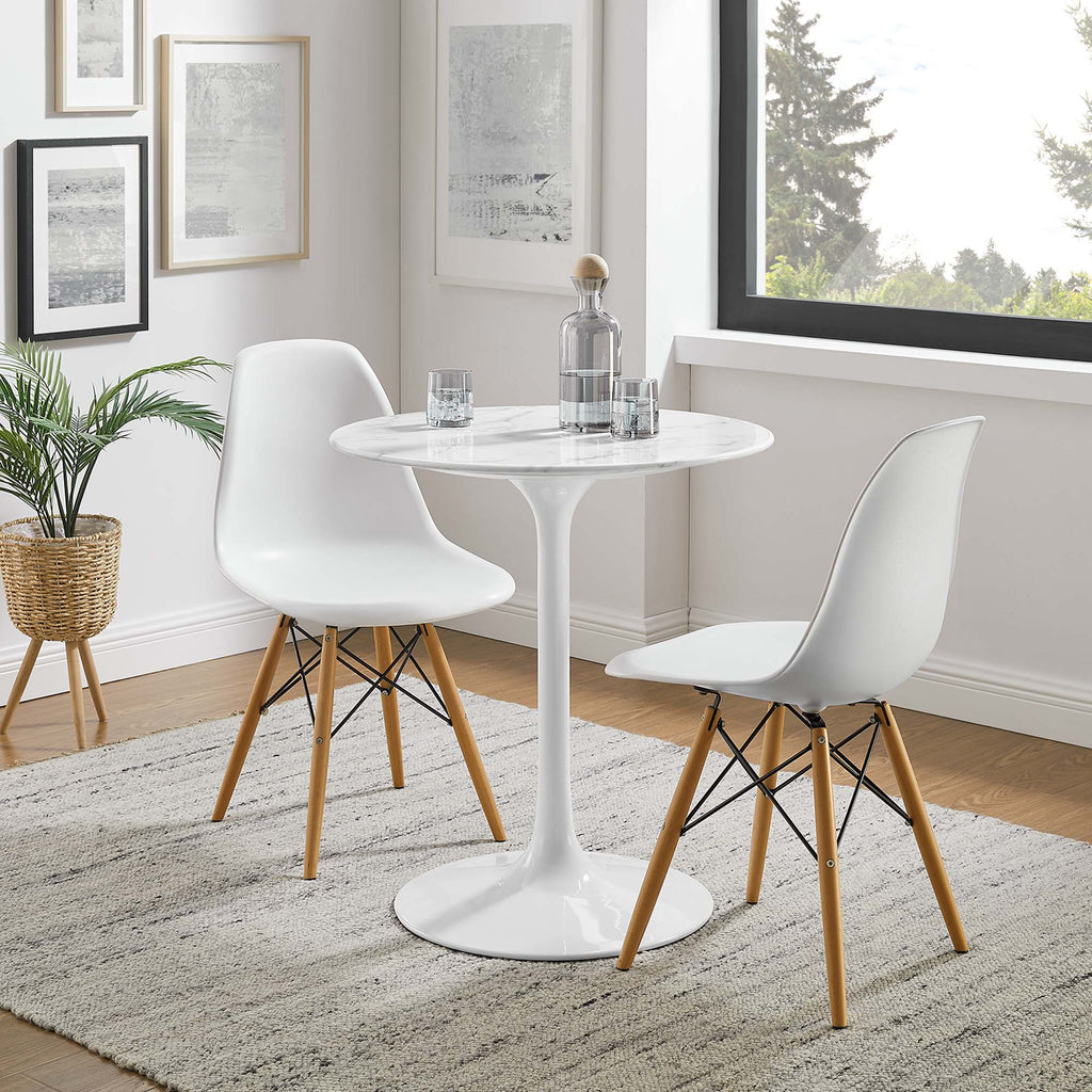 Lippa Round Faux Marble Dining Table by Modway