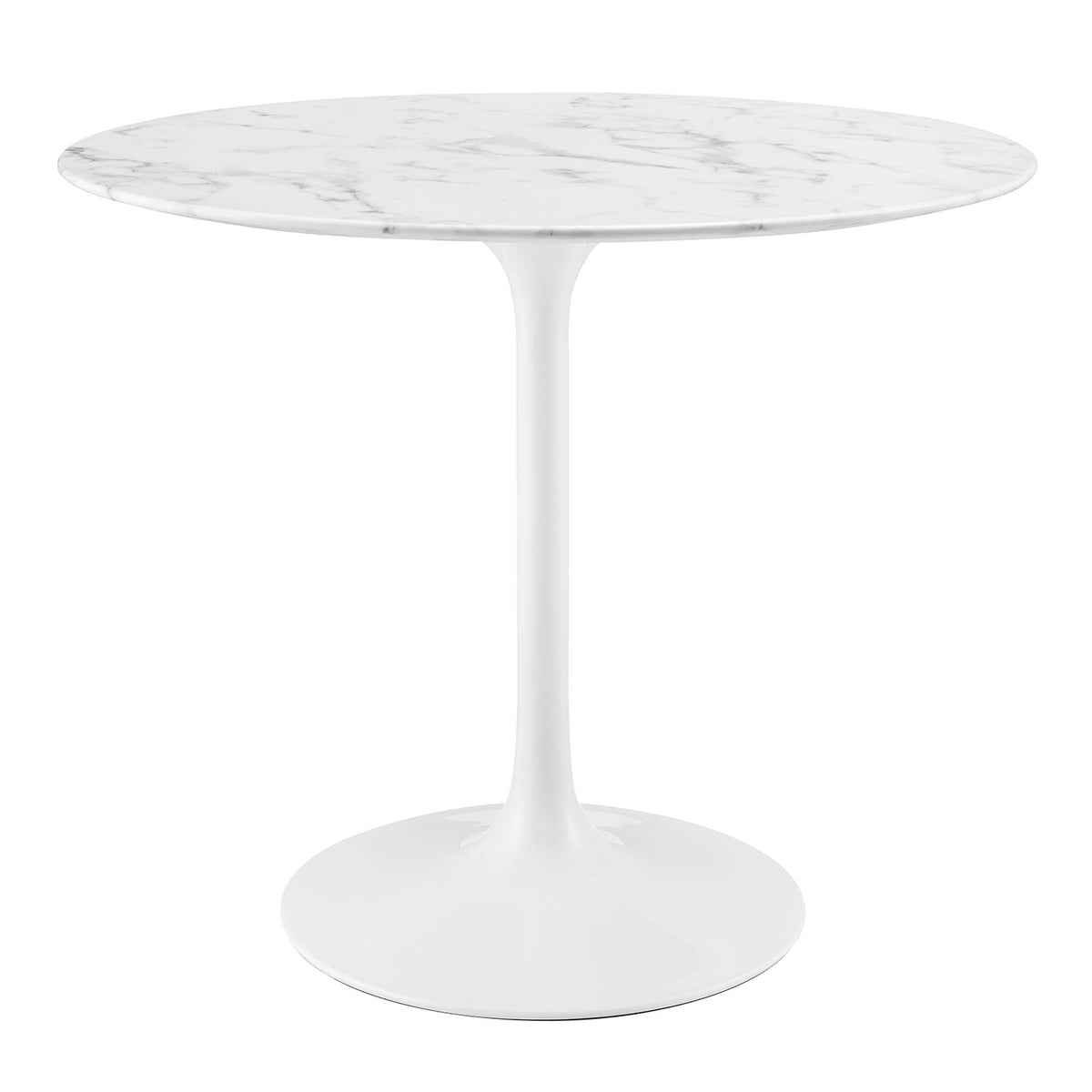 Lippa Round Faux Marble Dining Table by Modway