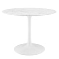 Lippa Round Faux Marble Dining Table by Modway