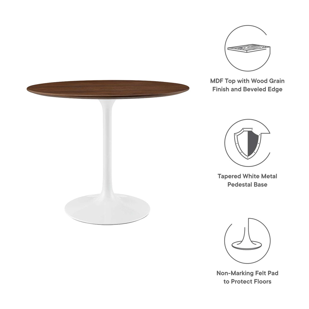 Lippa Round Wood Dining Table by Modway