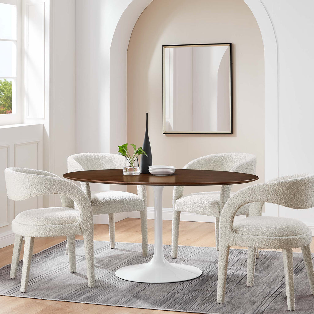Lippa Oval Wood Dining Table by Modway