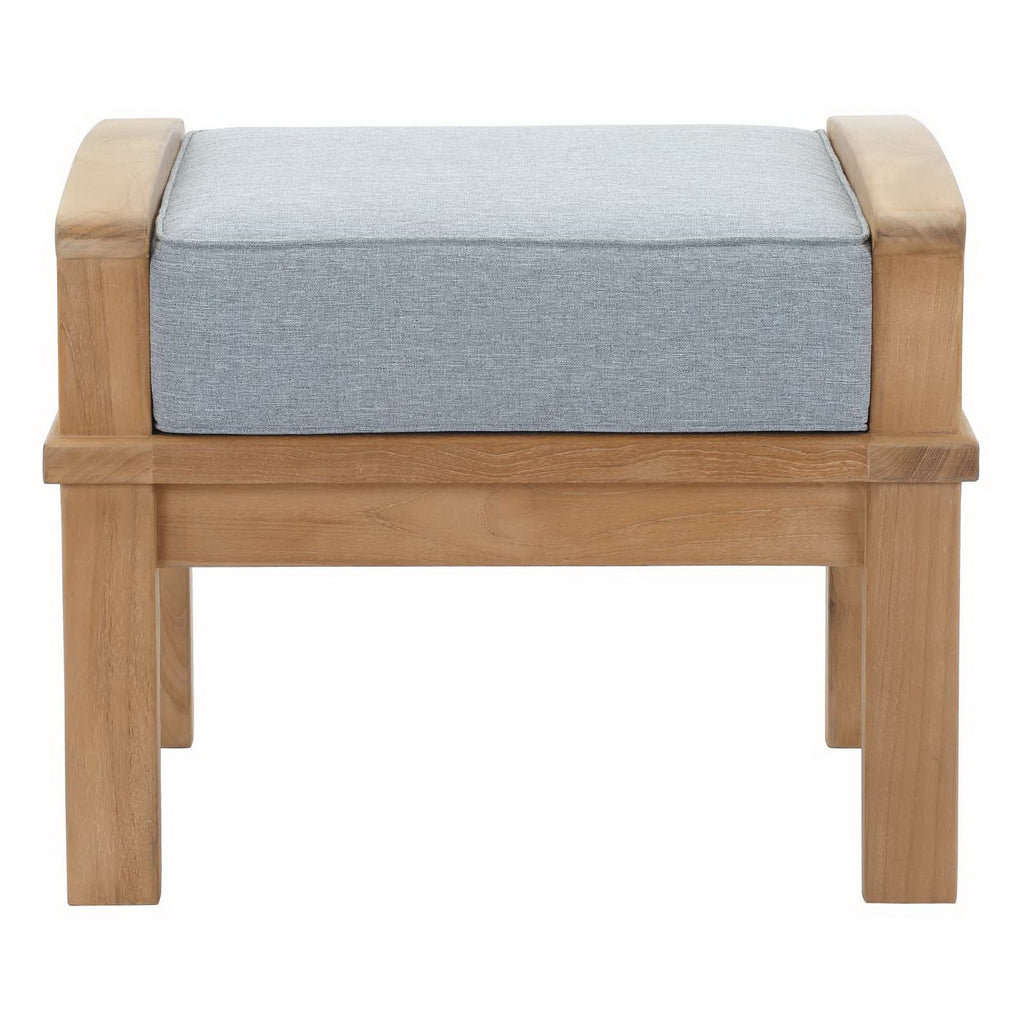 Marina Outdoor Patio Teak Ottoman by Modway