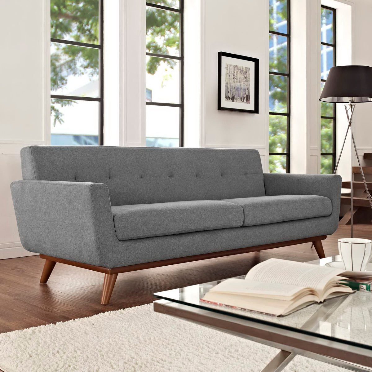 Engage Upholstered Fabric Sofa by Modway