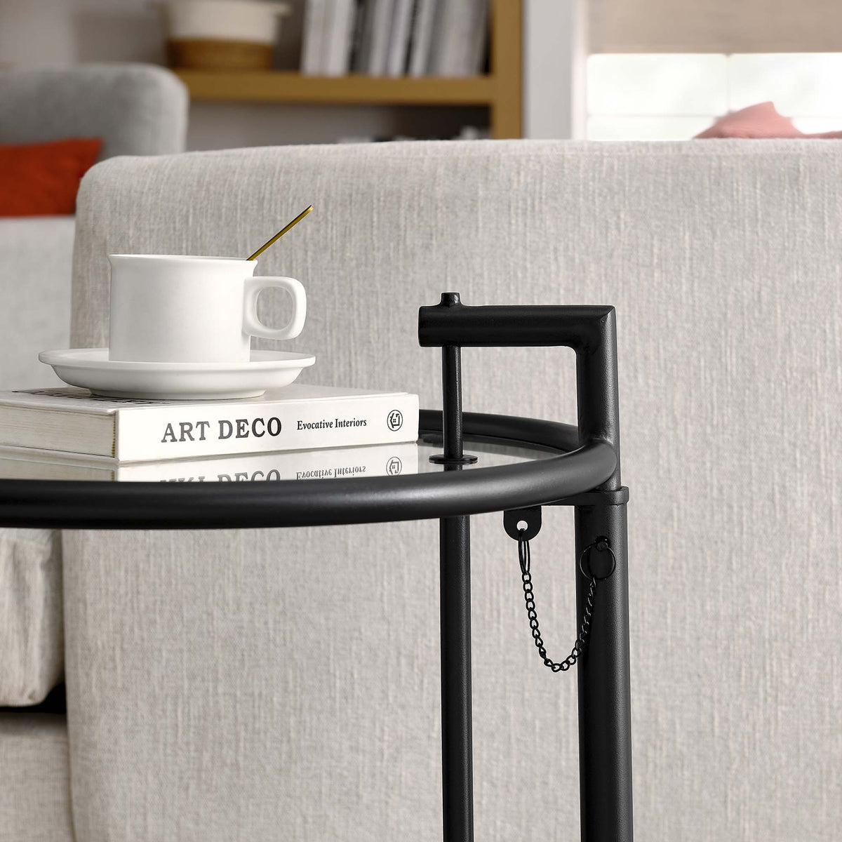 Eileen Gray Metal Side Table by Modway