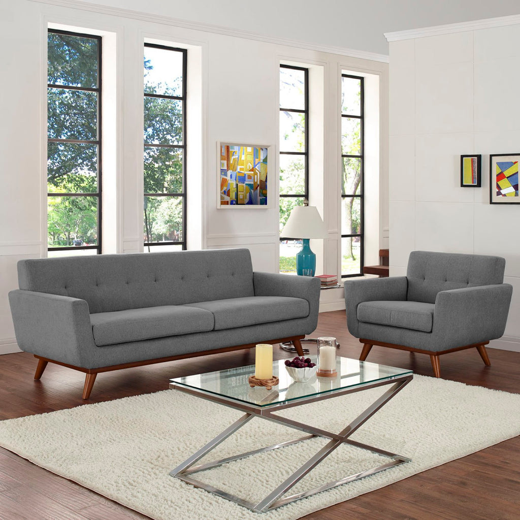 Engage Armchair and Sofa Set of 2 by Modway