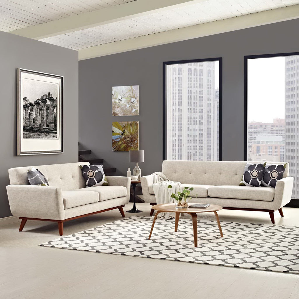 Engage Loveseat and Sofa Set of 2 by Modway