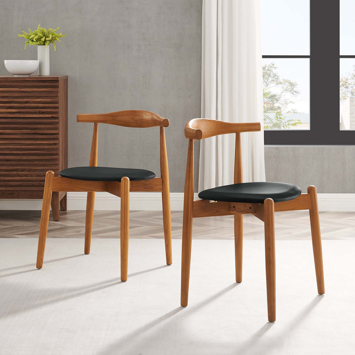 Stalwart Dining Side Chairs Set of 2 by Modway