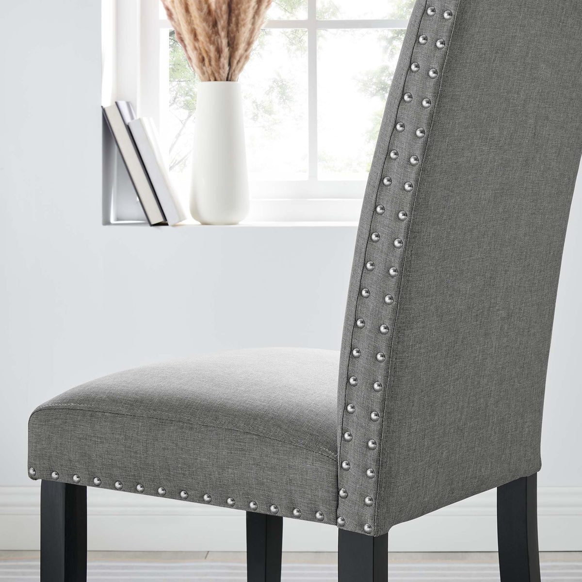 Parcel Dining Upholstered Fabric Side Chair by Modway
