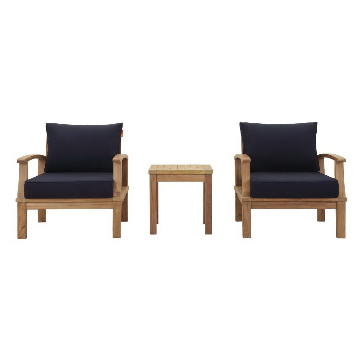 Marina 3 Piece Outdoor Patio Teak Set by Modway