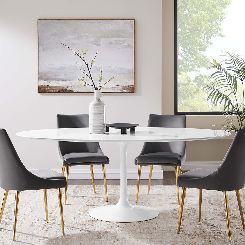 Lippa Oval Wood Dining Table by Modway