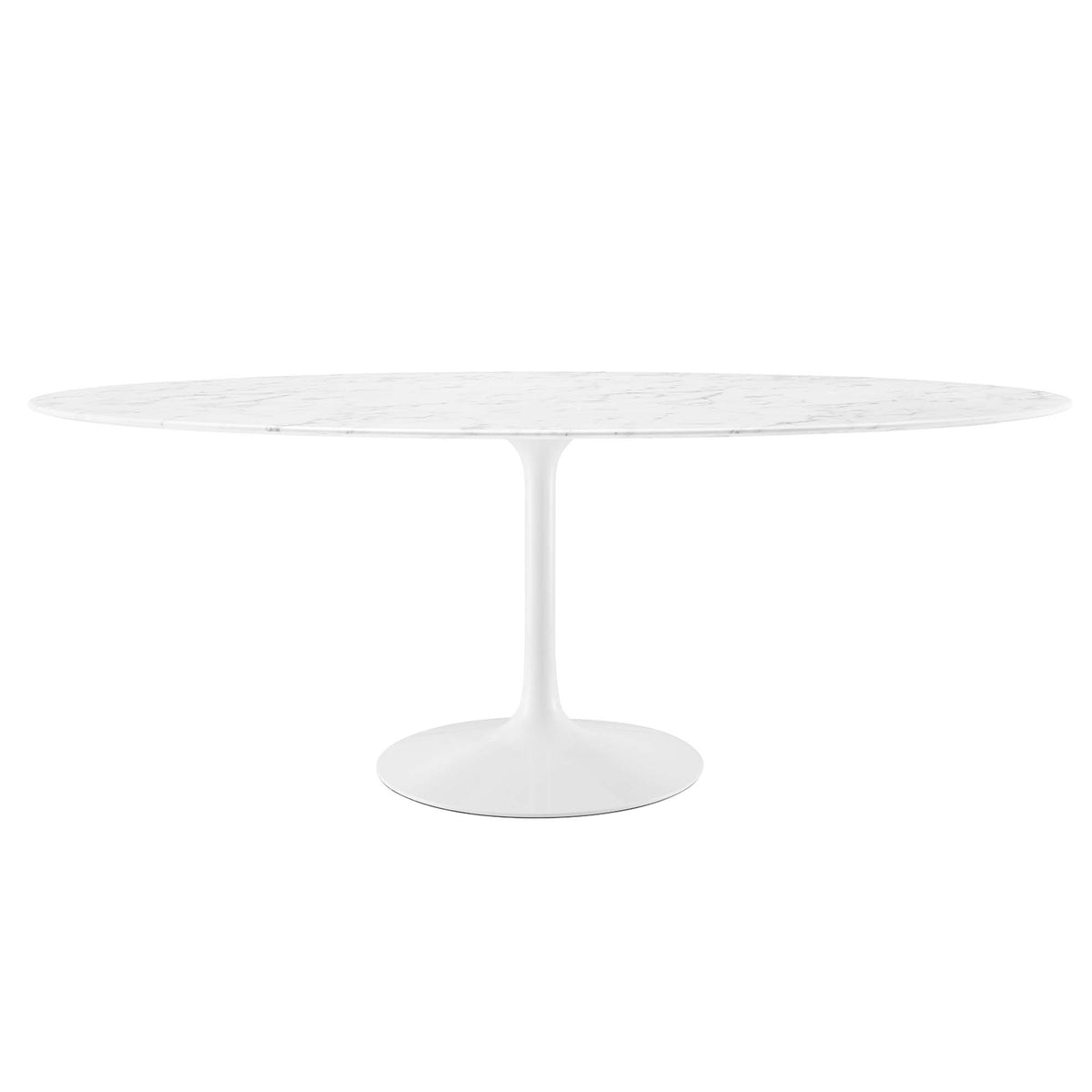 Lippa Oval Faux Marble Dining Table by Modway