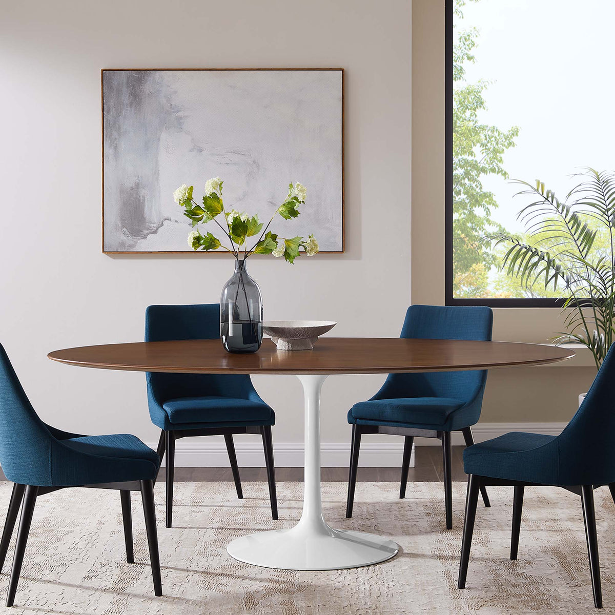Lippa Oval Wood Dining Table by Modway