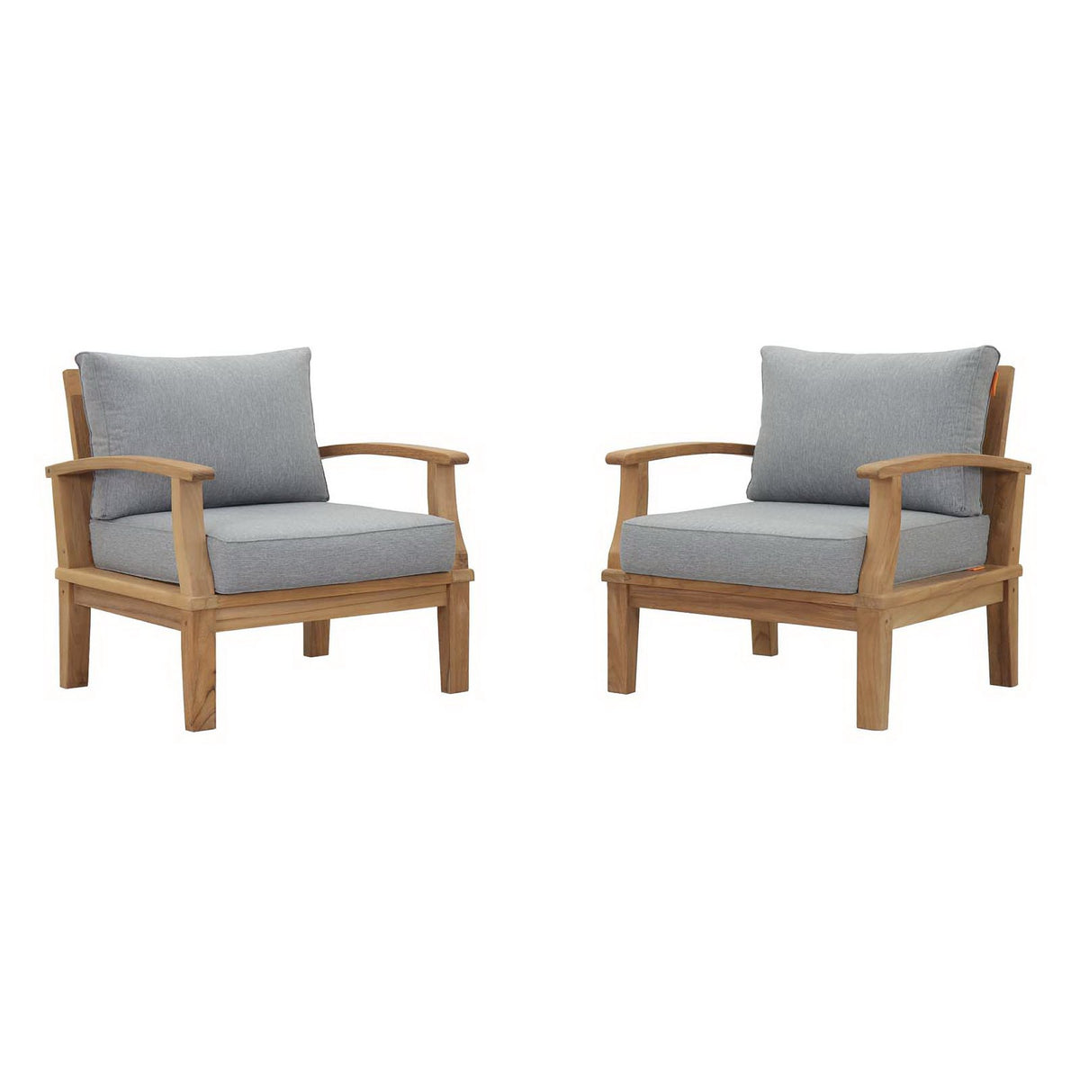 Marina 2 Piece Outdoor Patio Teak Set by Modway