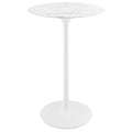 Lippa 28" Round Faux Marble Bar Table by Modway