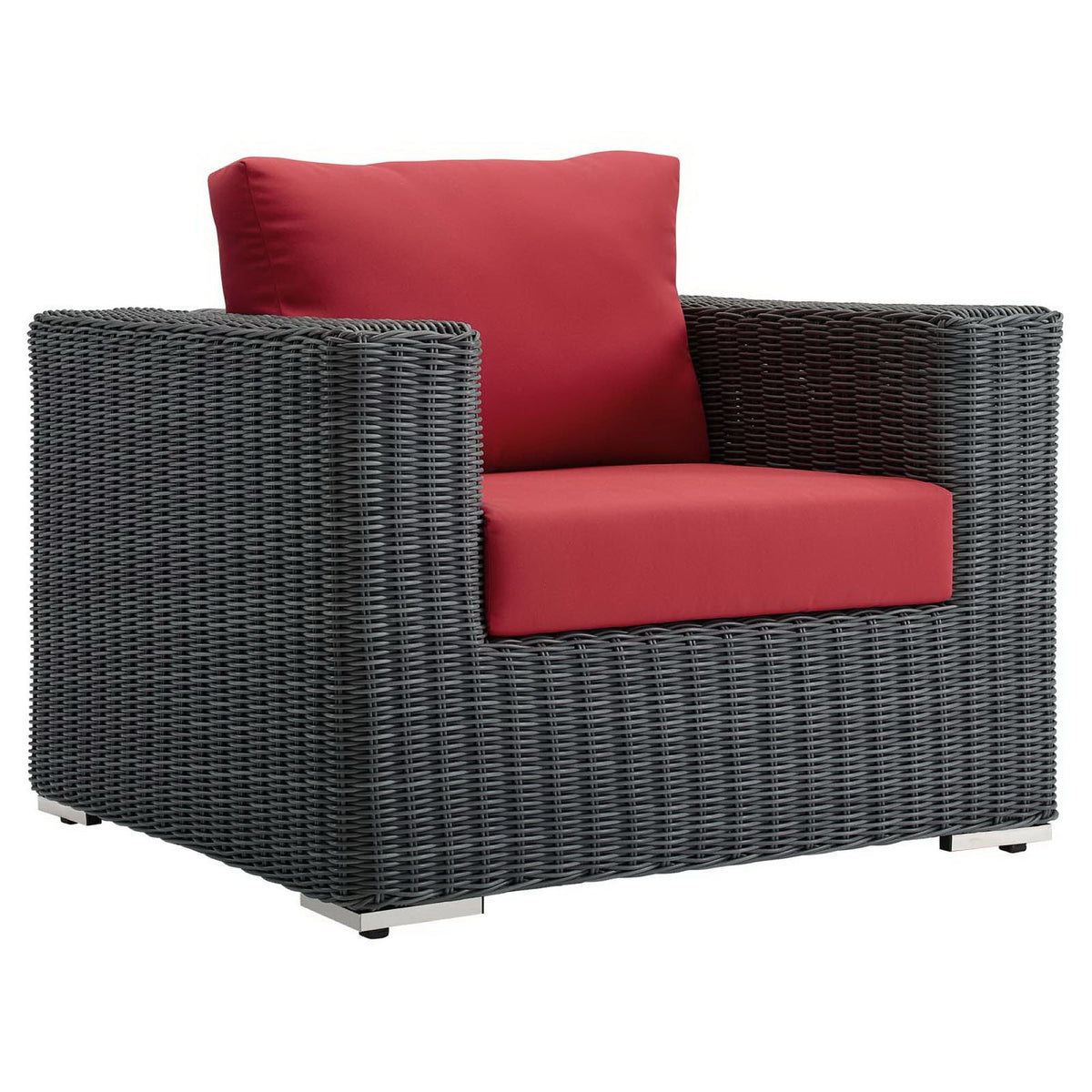 Summon Outdoor Patio Fabric Sunbrella® Armchair by Modway