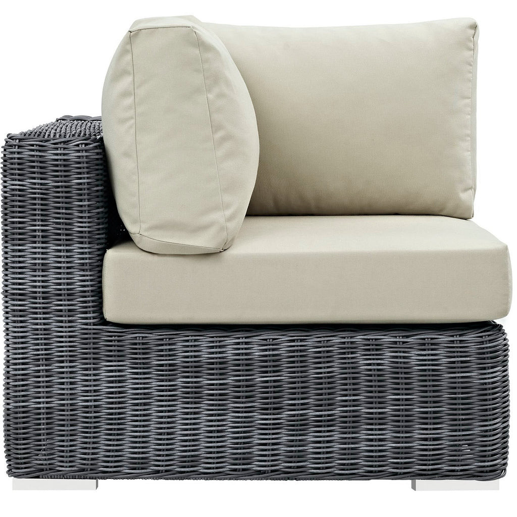 Summon Outdoor Patio Sunbrella® Corner by Modway