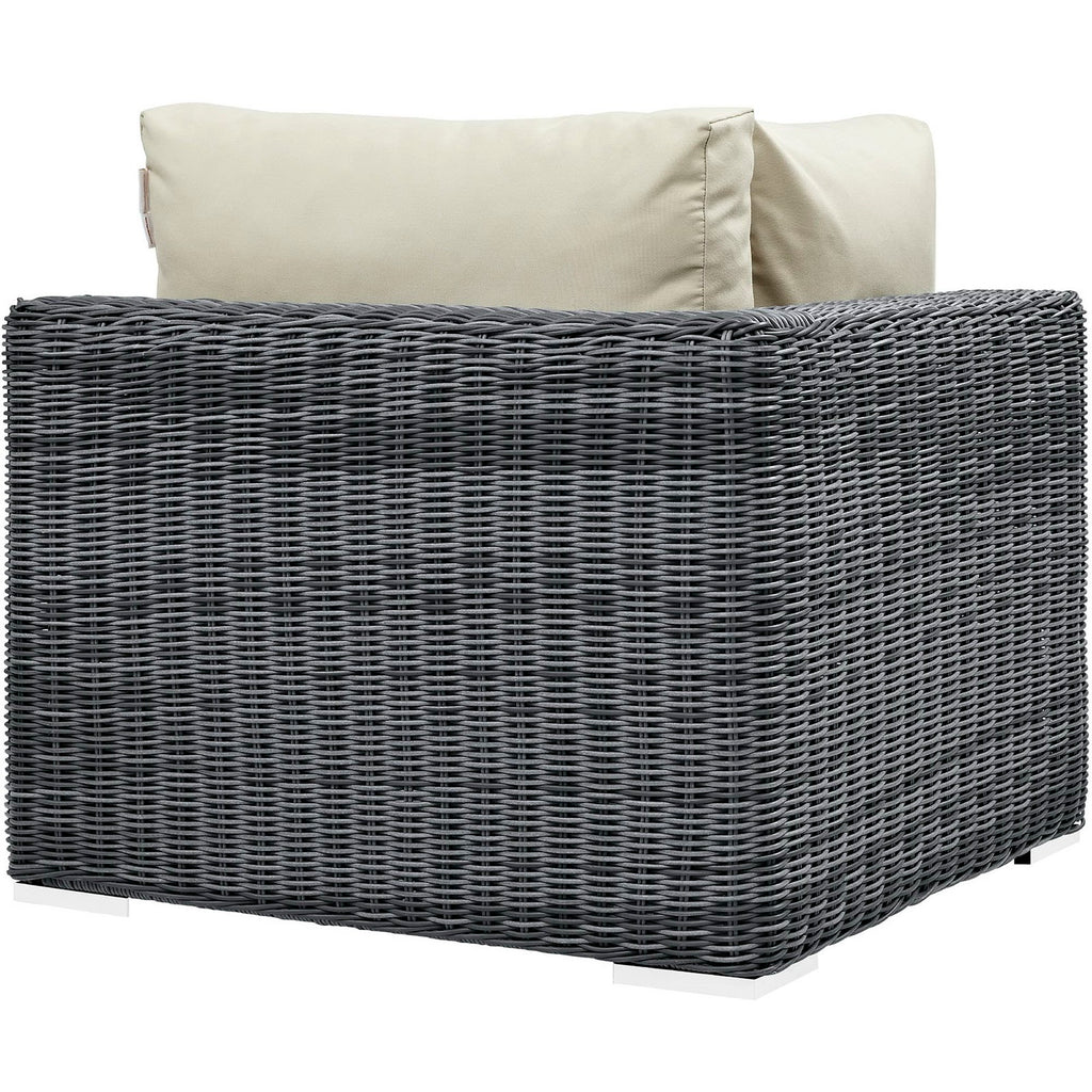 Summon Outdoor Patio Sunbrella® Corner by Modway