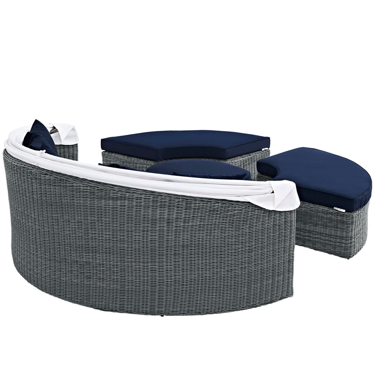 Summon Canopy Outdoor Patio Sunbrella® Daybed by Modway
