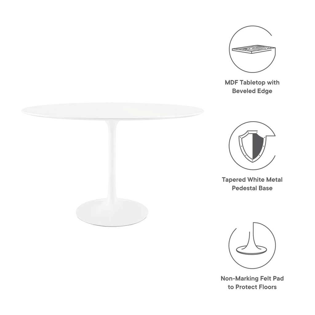 Lippa Oval Wood Dining Table by Modway